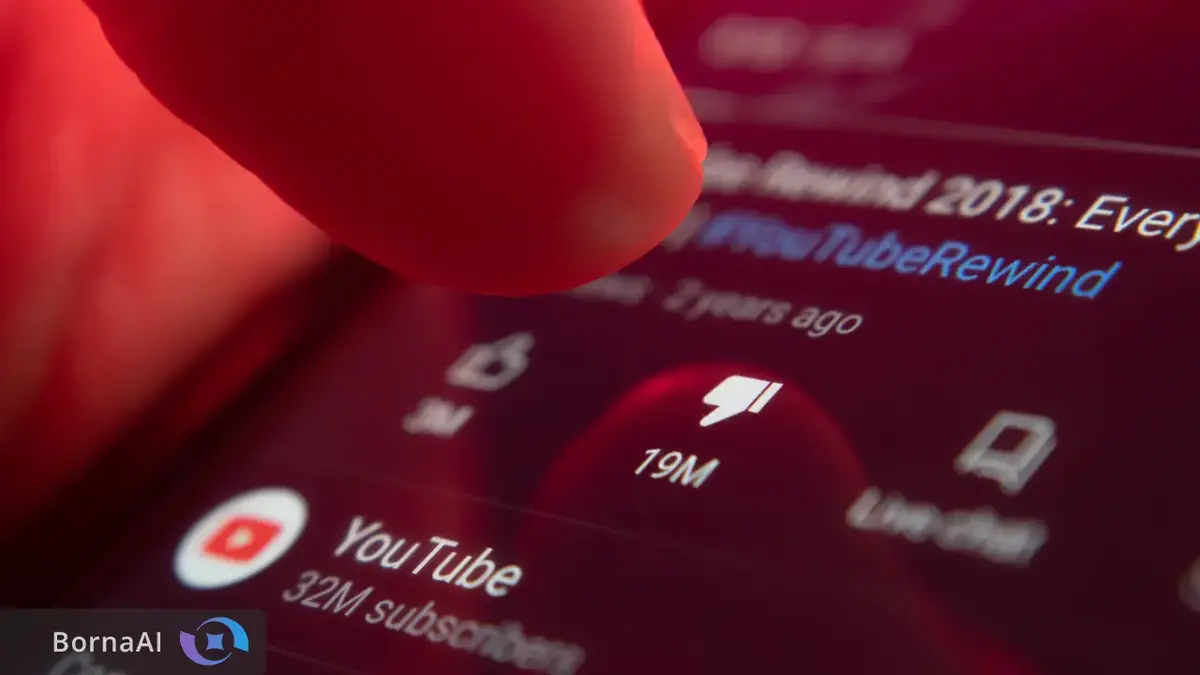 یوتیوب در حال تغییر دکمه «دیسلایک» در ویدئوهای کوتاه است