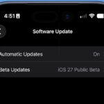 اولین نسخه بتای iOS 27 برای گوشی‌های آیفون منتشر شد