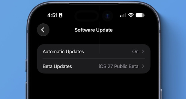 اولین نسخه بتای iOS 27 برای گوشی‌های آیفون منتشر شد